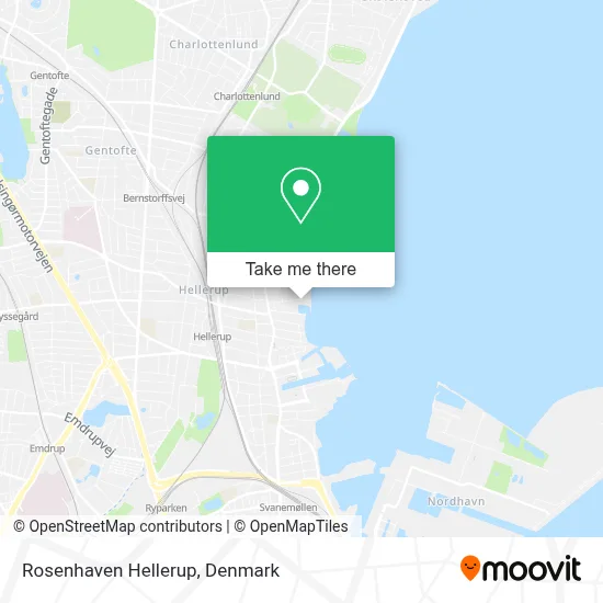 Rosenhaven Hellerup map