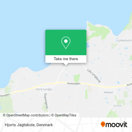 Hjorts Jagtskole map