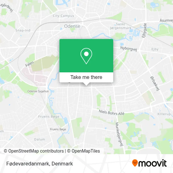 Fødevaredanmark map