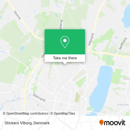 Stickers Viborg map