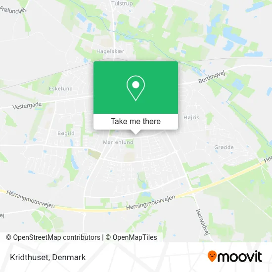 Kridthuset map