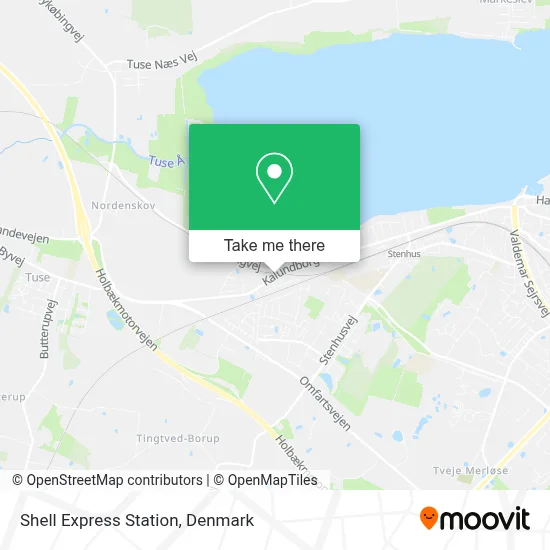 Shell Express Station map