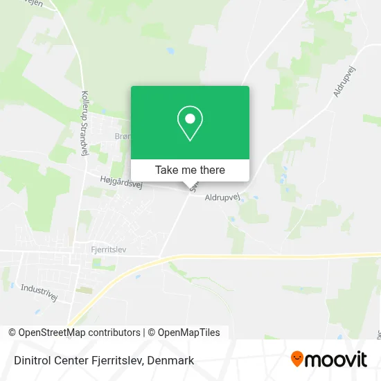 Dinitrol Center Fjerritslev map
