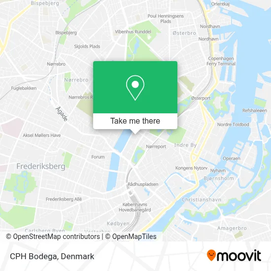 CPH Bodega map