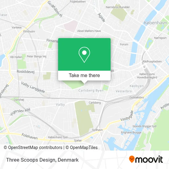 Three Scoops Design map