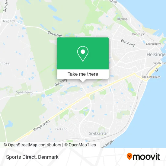 Sports Direct map