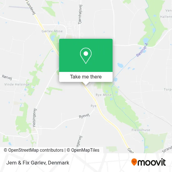 Jem & Fix Gørlev map