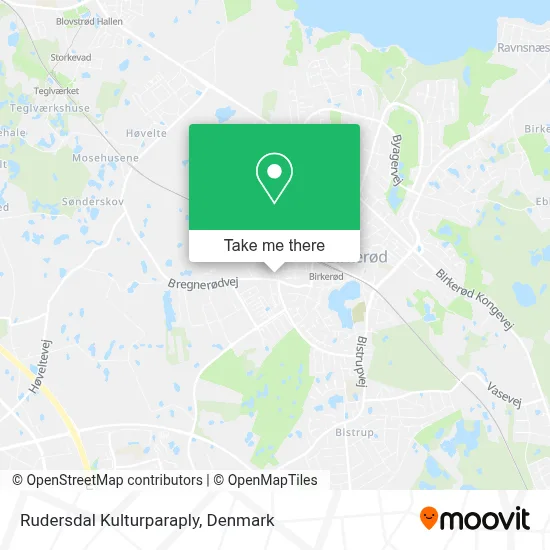 Rudersdal Kulturparaply map