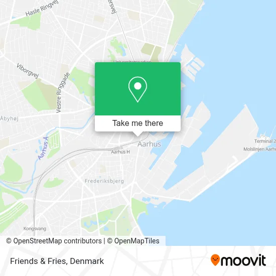 Friends & Fries map