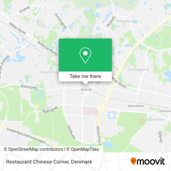 Restaurant Chinese Corner map
