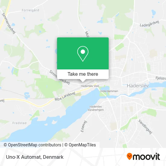 Uno-X Automat map