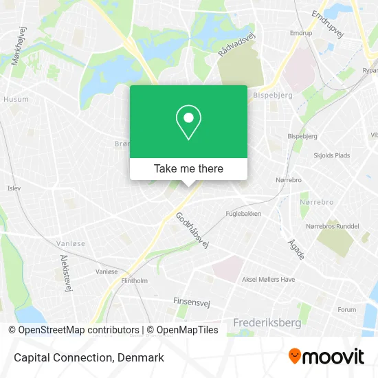 Capital Connection map
