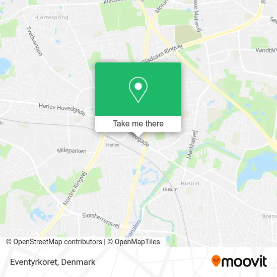 Eventyrkoret map