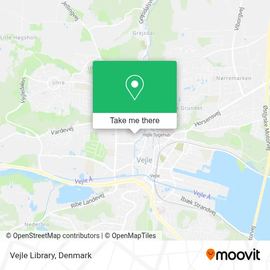 Vejle Library map