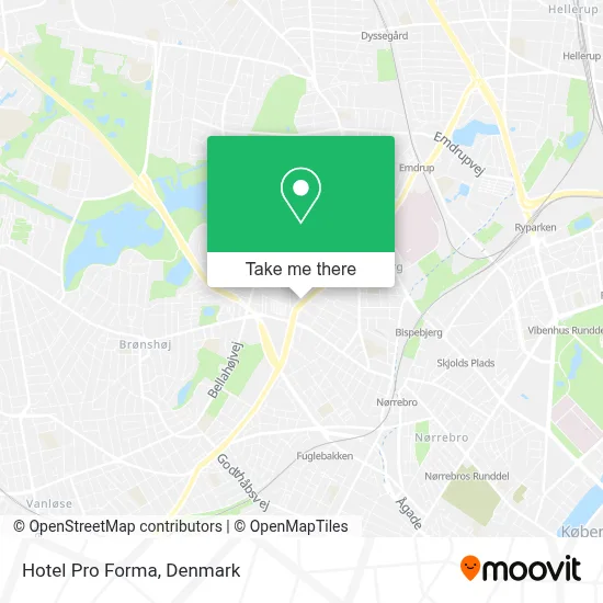 Hotel Pro Forma map
