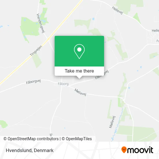 Hvendslund map