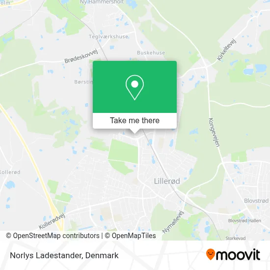 Norlys Ladestander map