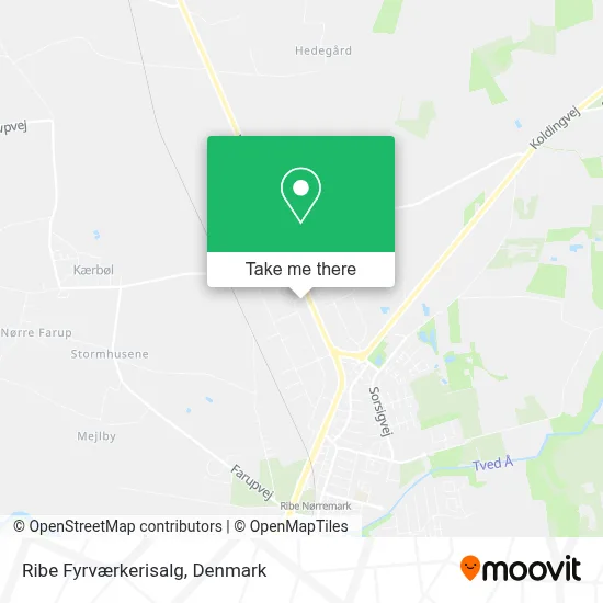 Ribe Fyrværkerisalg map