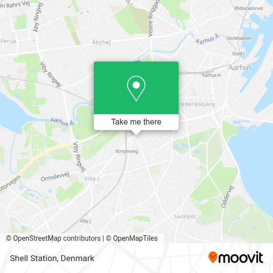 Shell Station map