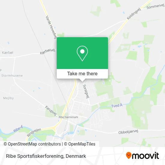 Ribe Sportsfiskerforening map