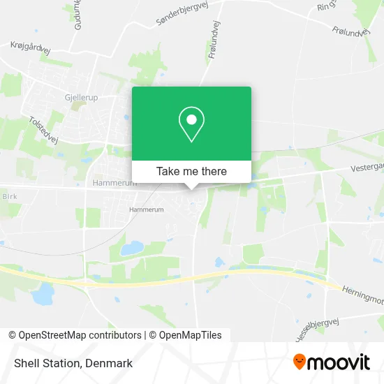 Shell Station map