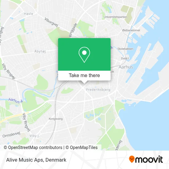 Alive Music Aps map