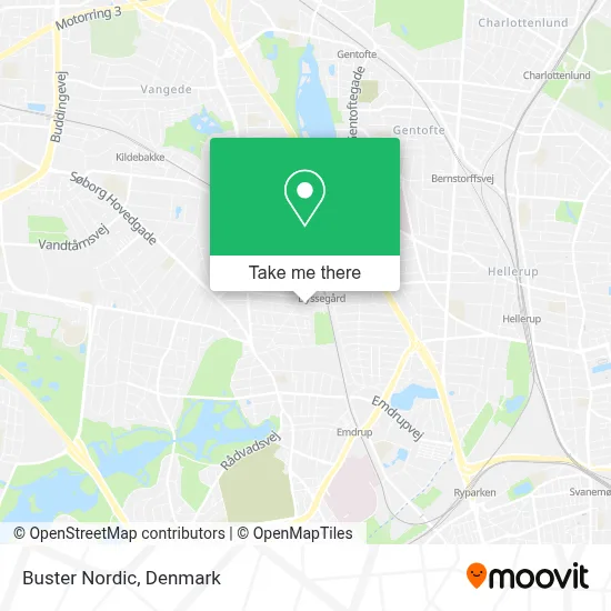 Buster Nordic map