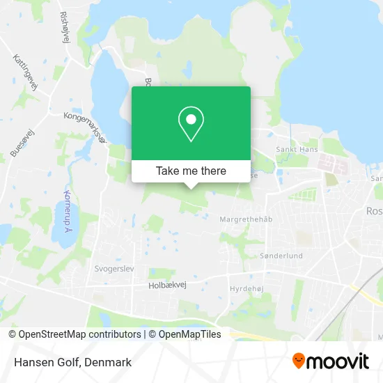 Hansen Golf map