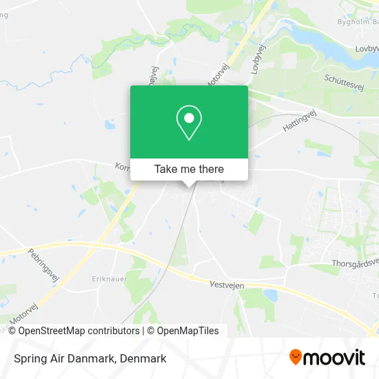 Spring Air Danmark map