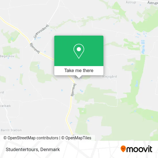 Studentertours map