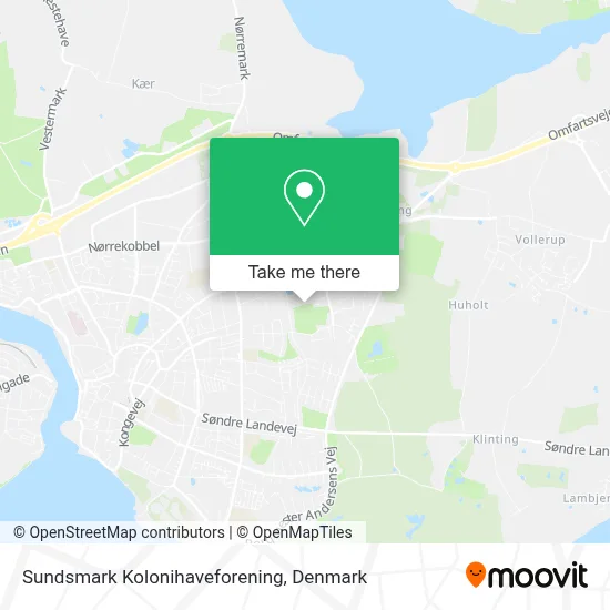 Sundsmark Kolonihaveforening map