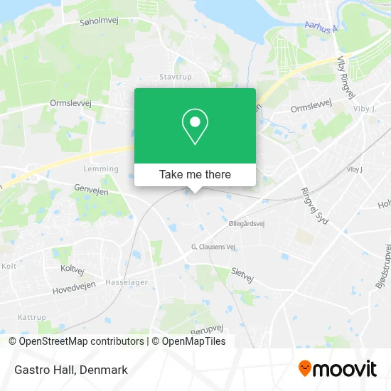 Gastro Hall map