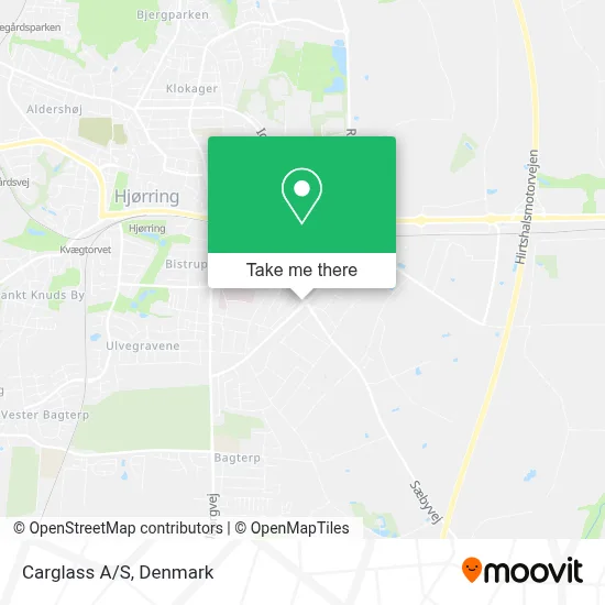 Carglass A/S map