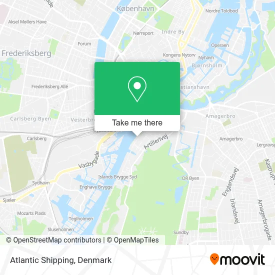 Atlantic Shipping map