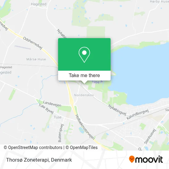 Thorsø Zoneterapi map