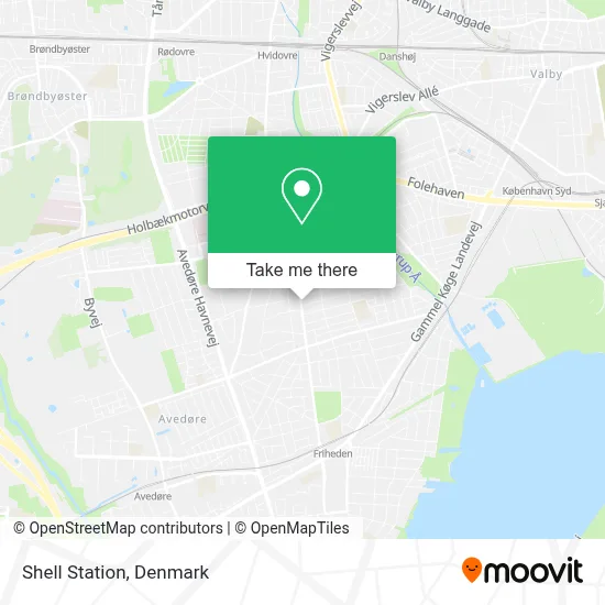 Shell Station map