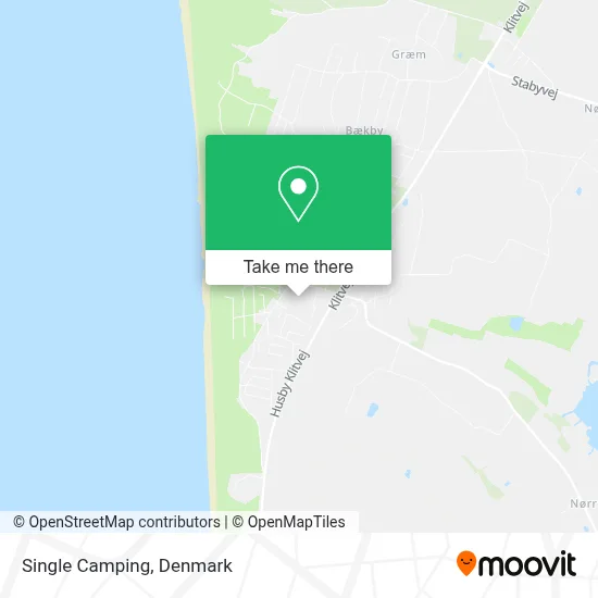 Single Camping map