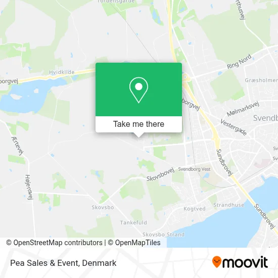 Pea Sales & Event map