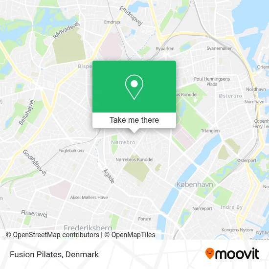 Fusion Pilates map