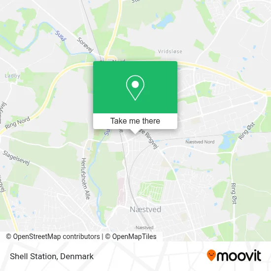 Shell Station map
