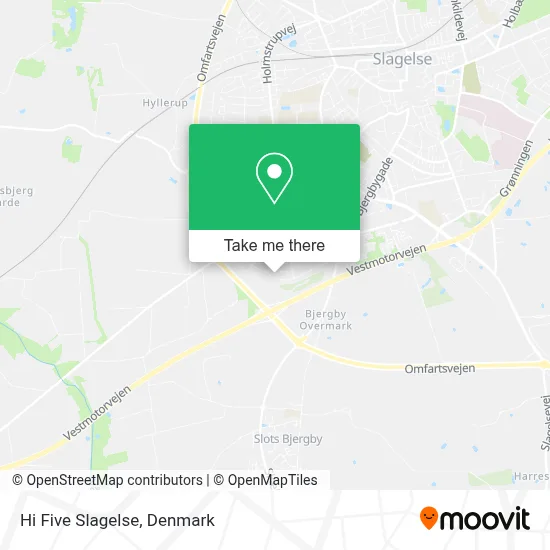 Hi Five Slagelse map