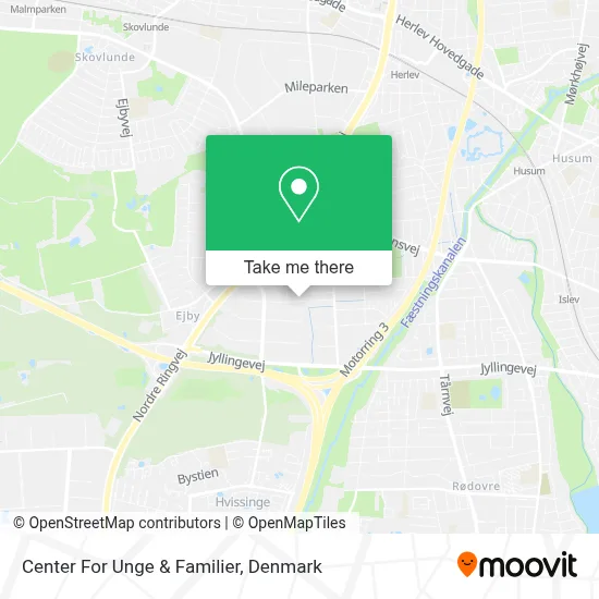 Center For Unge & Familier map