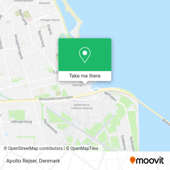 Apollo Rejser map