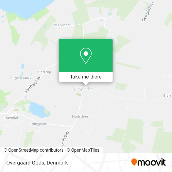 Overgaard Gods map