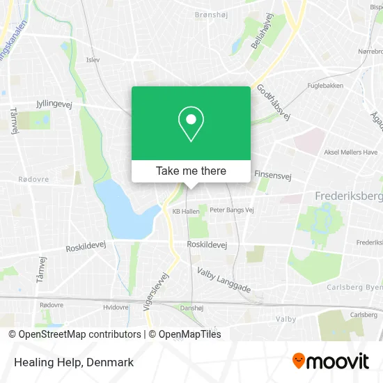 Healing Help map