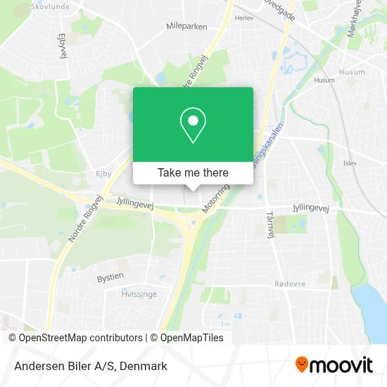 Andersen Biler A/S map