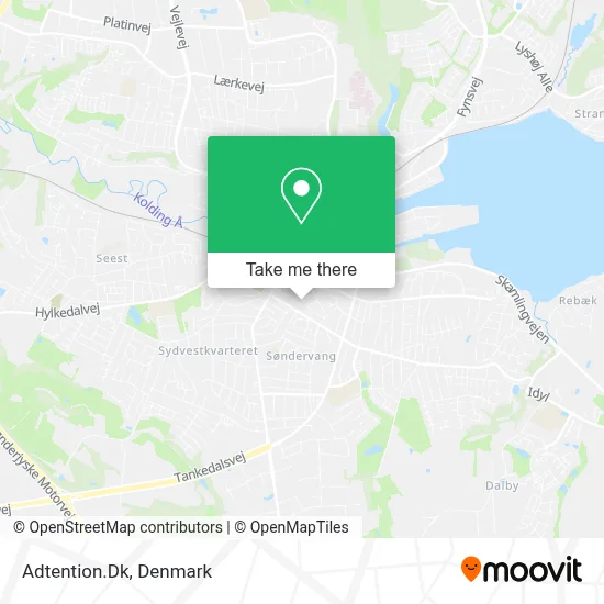 Adtention.Dk map