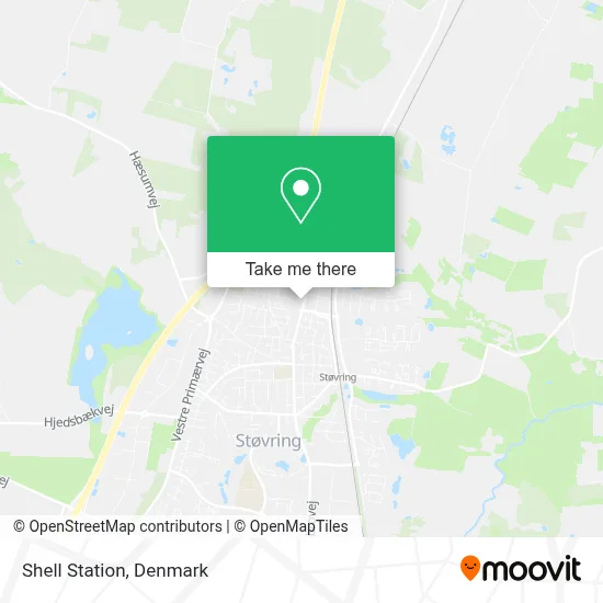 Shell Station map