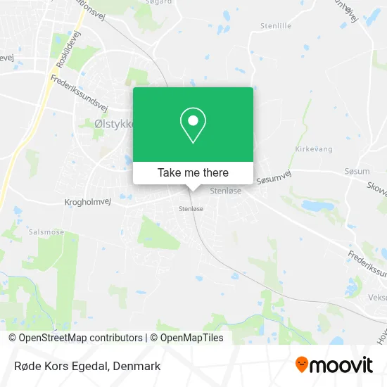 Røde Kors Egedal map