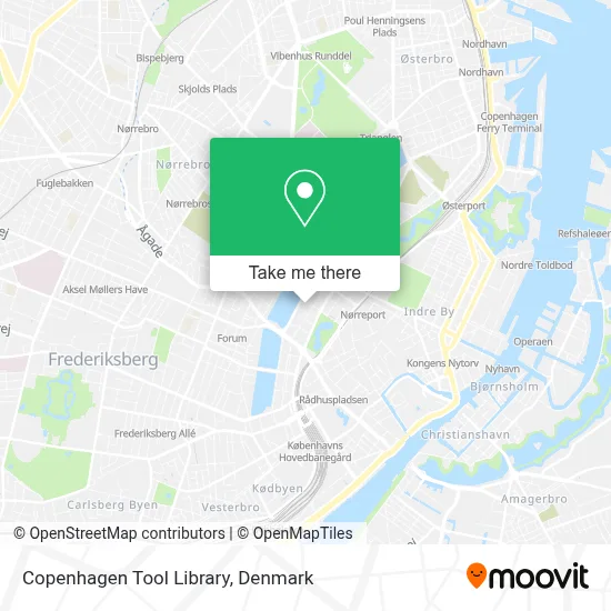Copenhagen Tool Library map